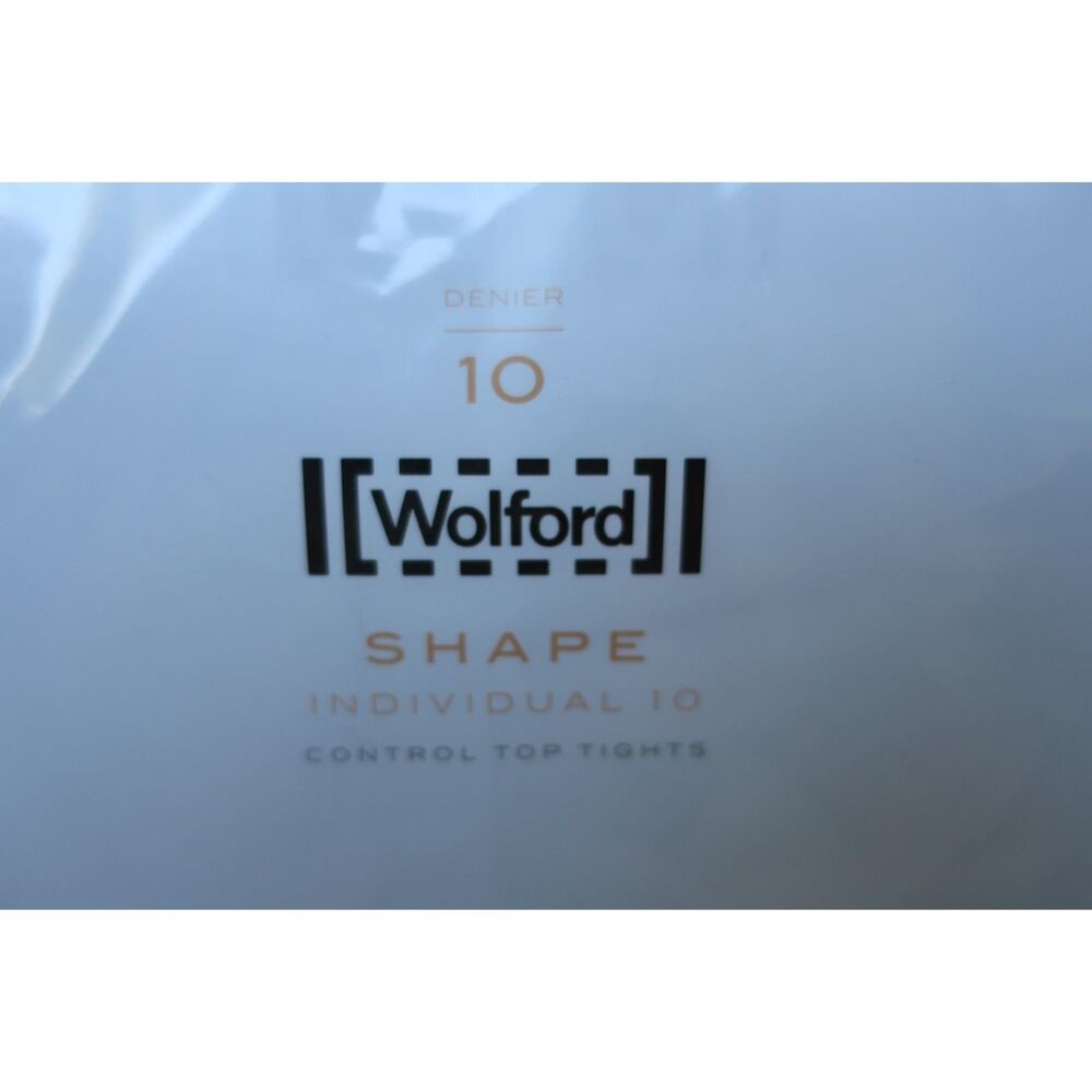 WOLFORD XL Black Sheer Control Top Tights - Picture 2 of 4